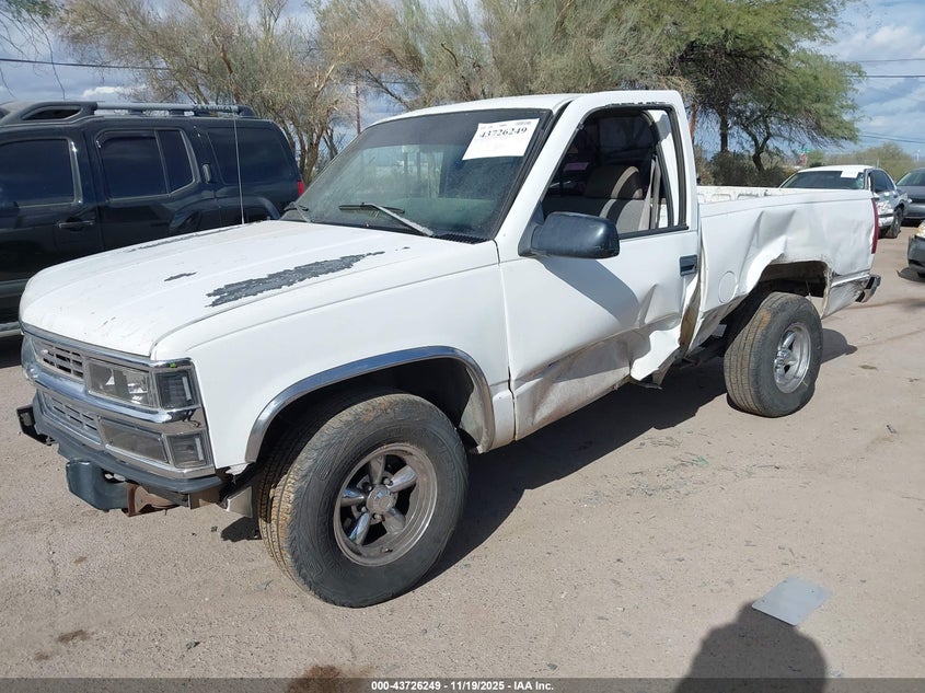 1996 Chevrolet Gmt-400 C1500 VIN: 1GCEC14W7TZ223377 Lot: 43726249