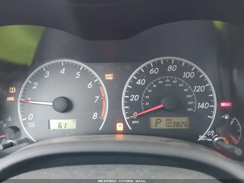 2T1BU4EE0BC546590 2011 TOYOTA COROLLA photo no. 7