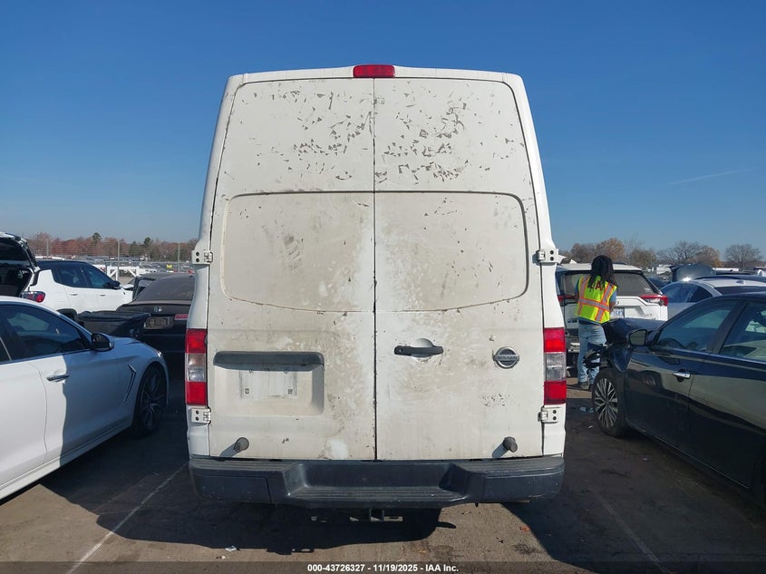 2018 Nissan Nv Cargo Nv2500 Hd S V8 VIN: 1N6AF0LY8JN805461 Lot: 43726327