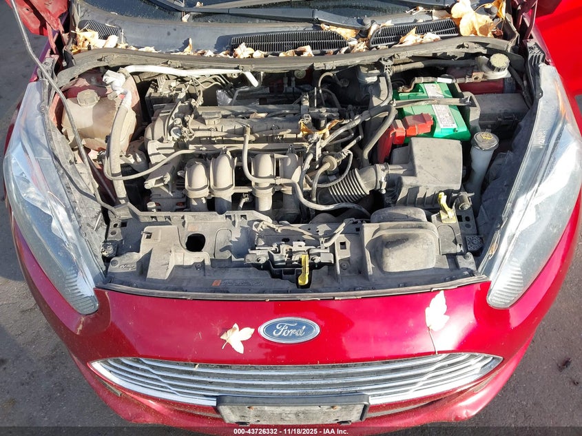 2017 Ford Fiesta Se VIN: 3FADP4EJ2HM113744 Lot: 43726332