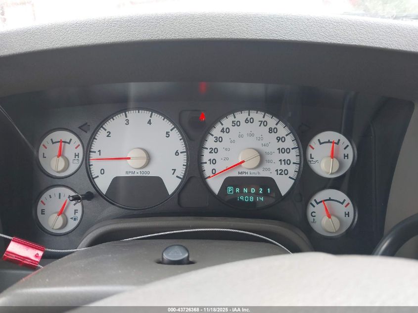 2008 Dodge Ram 1500 St/Sxt VIN: 1D7HA18N08S620746 Lot: 43726368