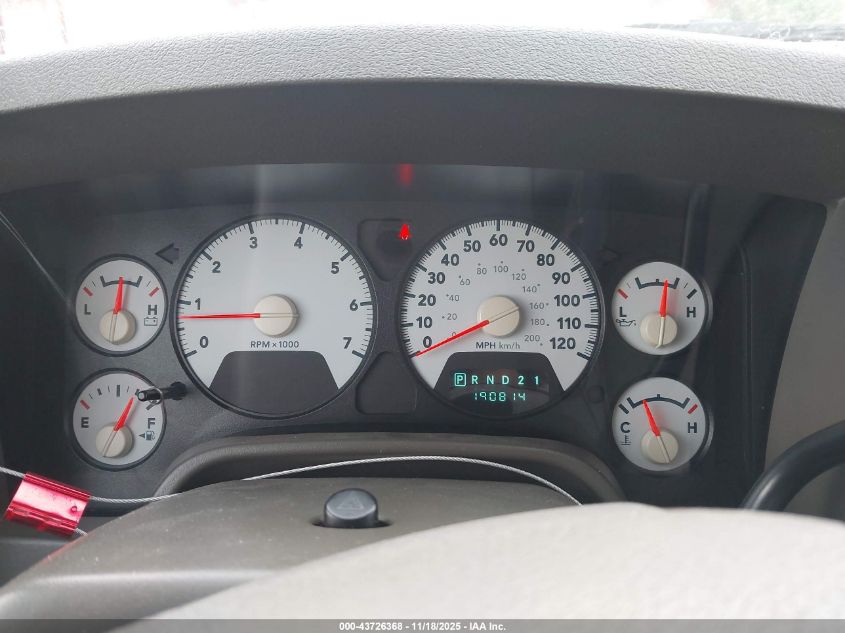 2008 Dodge Ram 1500 St/Sxt VIN: 1D7HA18N08S620746 Lot: 43726368