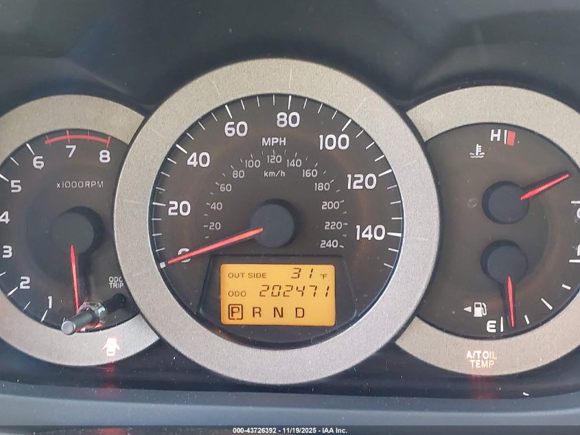 2008 Toyota Rav4 Limited V6 VIN: JTMBK31V786029969 Lot: 43726392