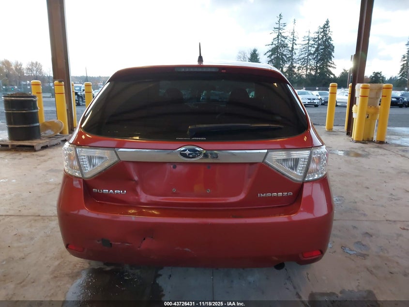 2009 Subaru Impreza 2.5I VIN: JF1GH60639H810693 Lot: 43726431