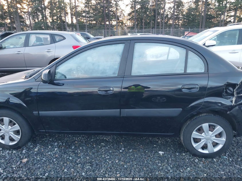 2006 Kia Rio Lx VIN: KNADE123966085021 Lot: 43726482