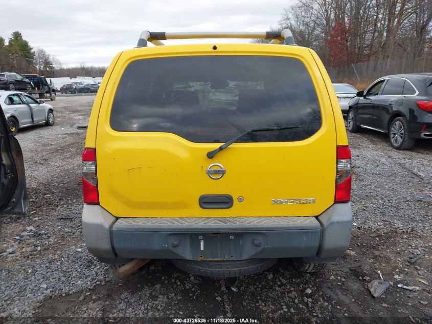 2004 Nissan Xterra Xe VIN: 5N1ED28Y04C687013 Lot: 43726536