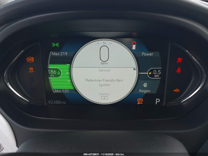 2017 Chevrolet Bolt Ev Lt VIN: 1G1FW6S0XH4160215 Lot: 43726537