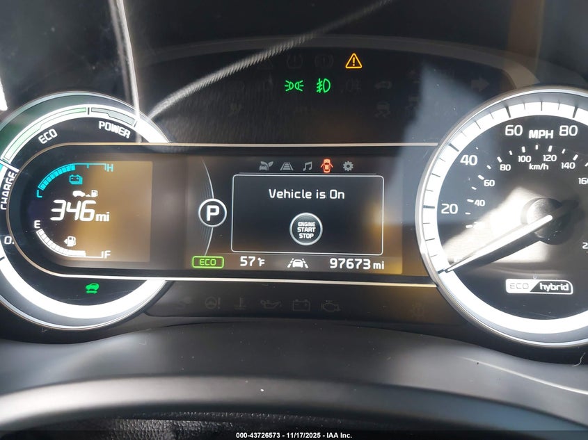 2017 Kia Niro Ex VIN: KNDCC3LC8H5057038 Lot: 43726573