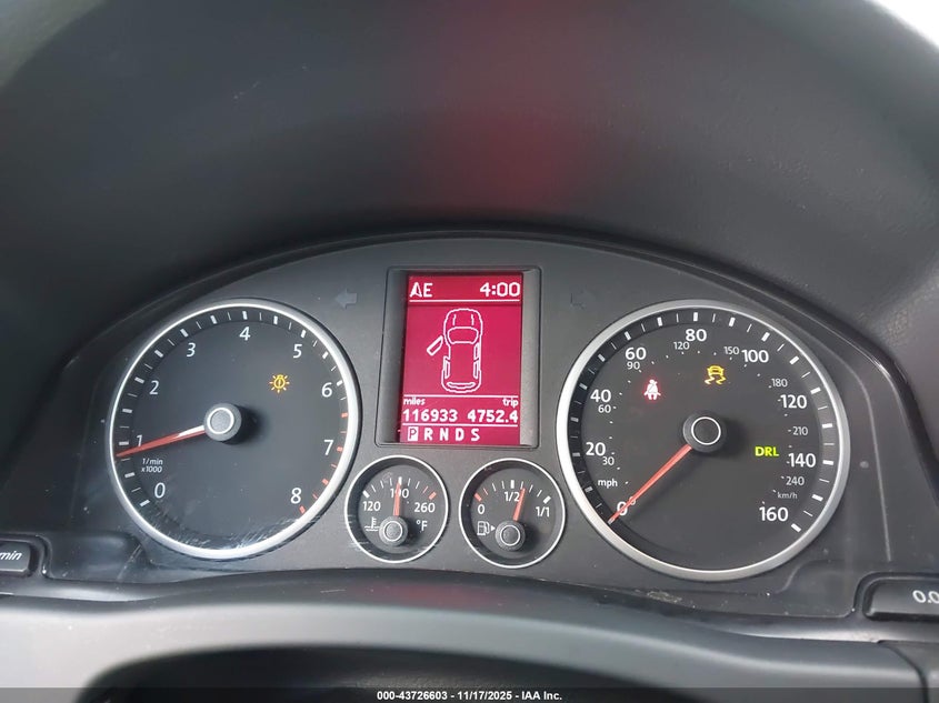 2009 Volkswagen Tiguan Sel VIN: WVGAV75N29W530415 Lot: 43726603