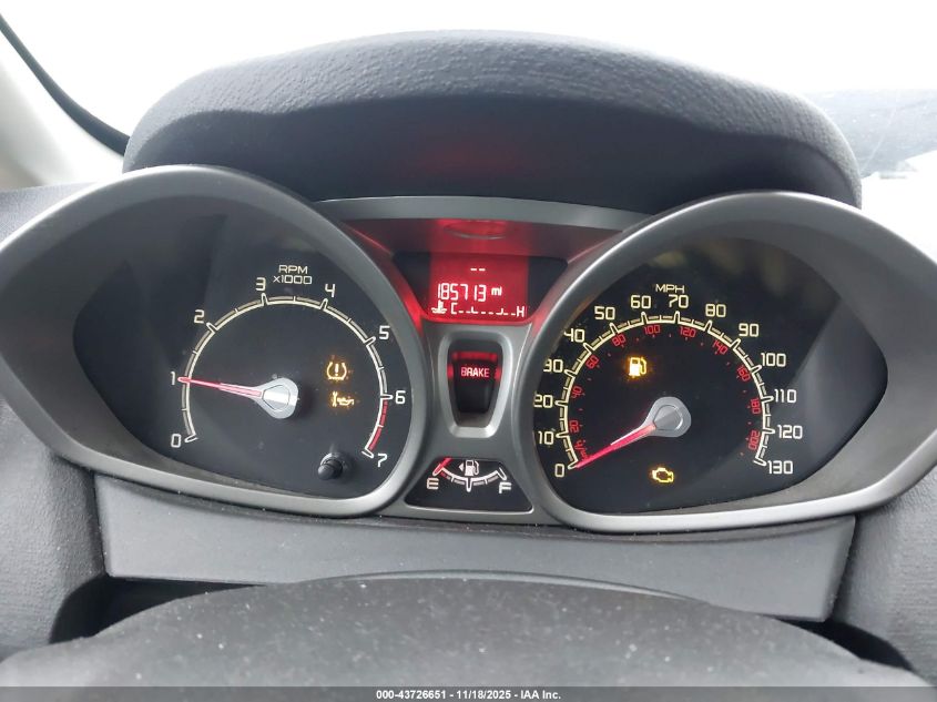 2013 Ford Fiesta Se VIN: 3FADP4BJ4DM193272 Lot: 43726651