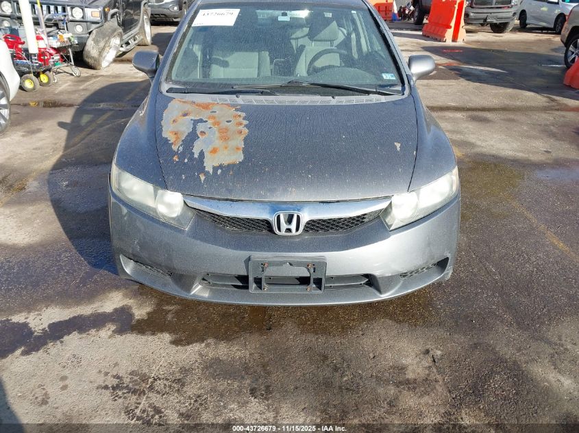 2009 Honda Civic Lx VIN: 2HGFA16539H538251 Lot: 43726679