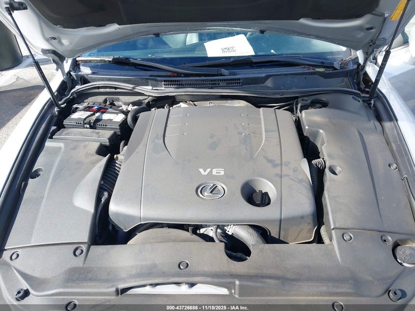 2011 Lexus Is 250 VIN: JTHBF5C29B5132955 Lot: 43726686