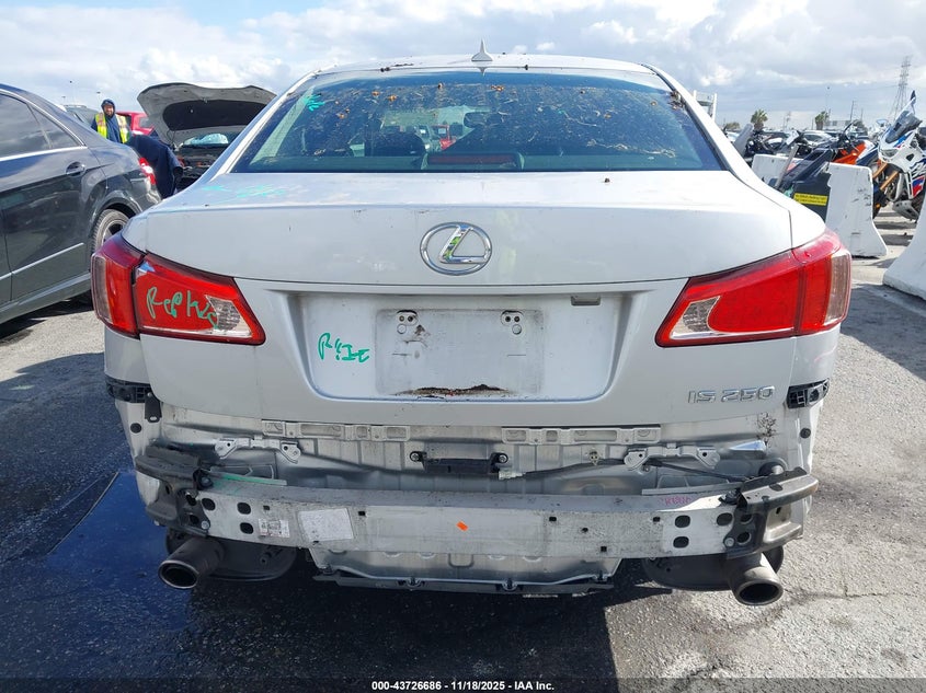 2011 Lexus Is 250 VIN: JTHBF5C29B5132955 Lot: 43726686