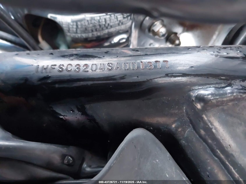 1995 Honda Vt1100 C2 VIN: 1HFSC3204SA001377 Lot: 43726721