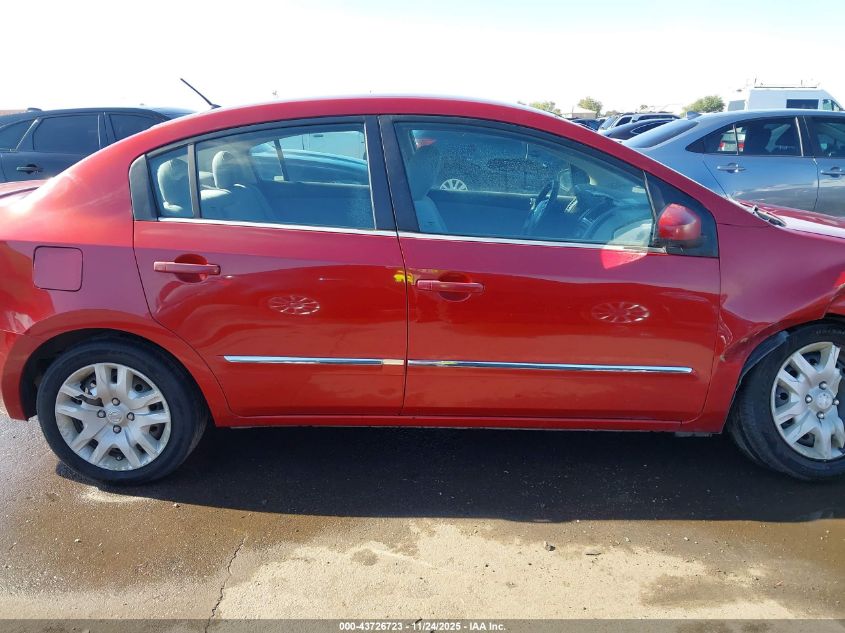 2011 Nissan Sentra 2.0S VIN: 3N1AB6APXBL724574 Lot: 43726723