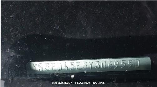 2000 Saab 9-5 2.3T VIN: YS3ED45E3Y3069550 Lot: 43726767