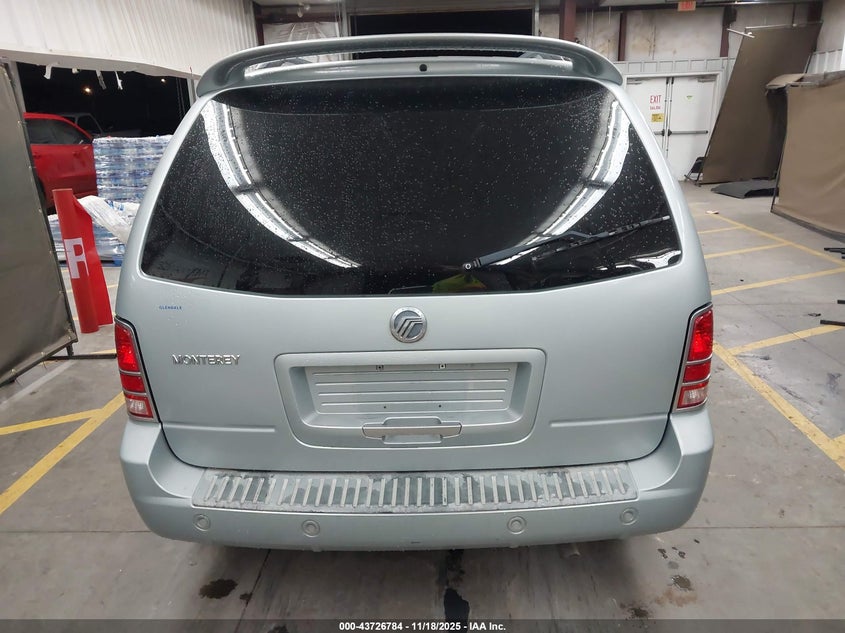 2005 Mercury Monterey Luxury VIN: 2MRDA222X5BJ01526 Lot: 43726784