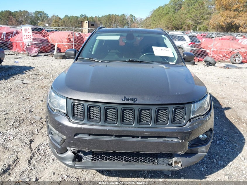 2020 Jeep Compass Altitude Fwd VIN: 3C4NJCBB0LT122786 Lot: 43726788
