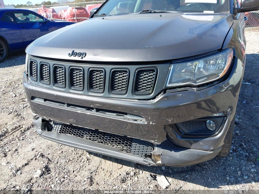 2020 Jeep Compass Altitude Fwd VIN: 3C4NJCBB0LT122786 Lot: 43726788