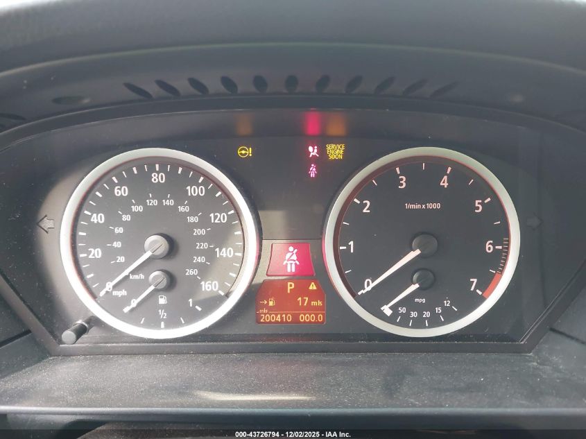 2004 BMW 525I VIN: WBANA53524B851523 Lot: 43726794