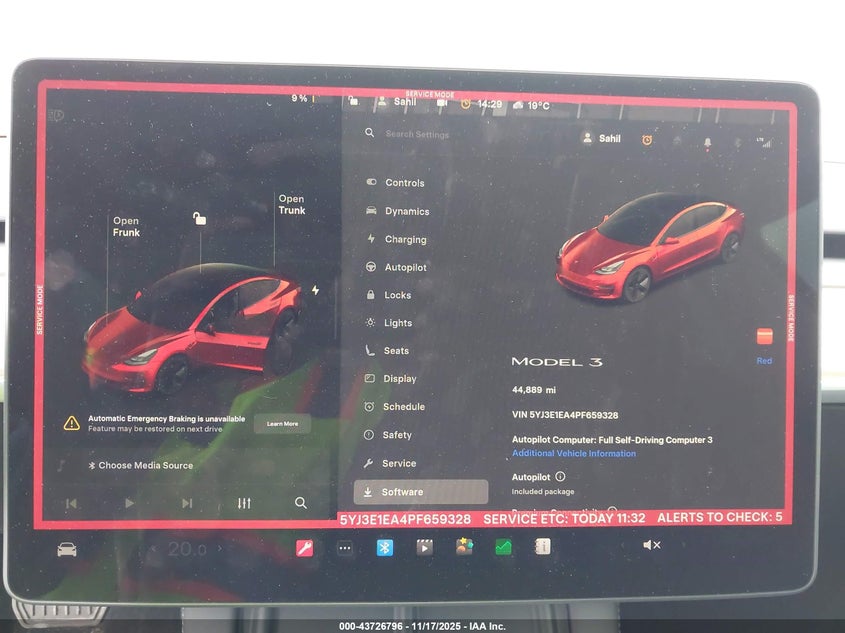 2023 Tesla Model 3 Rear-Wheel Drive VIN: 5YJ3E1EA4PF659328 Lot: 43726796