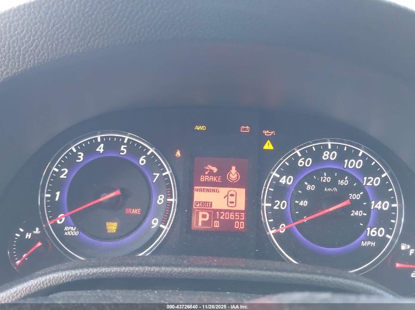 2008 Infiniti G35X VIN: JNKBV61F98M270122 Lot: 43726840