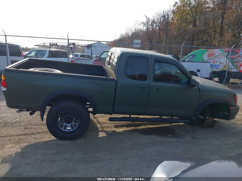 2000 Toyota Tundra Ltd V8 VIN: 5TBBT4819YS025923 Lot: 43726845