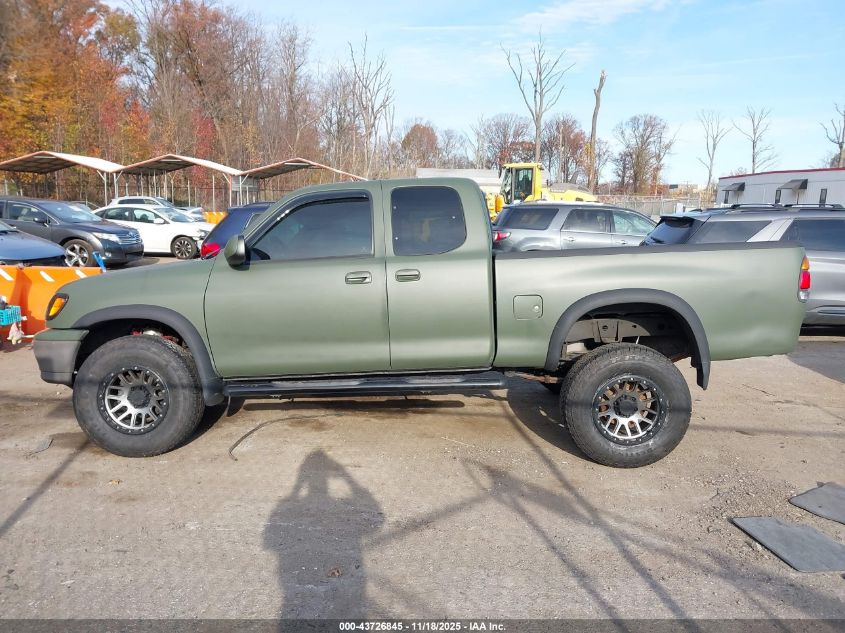 2000 Toyota Tundra Ltd V8 VIN: 5TBBT4819YS025923 Lot: 43726845