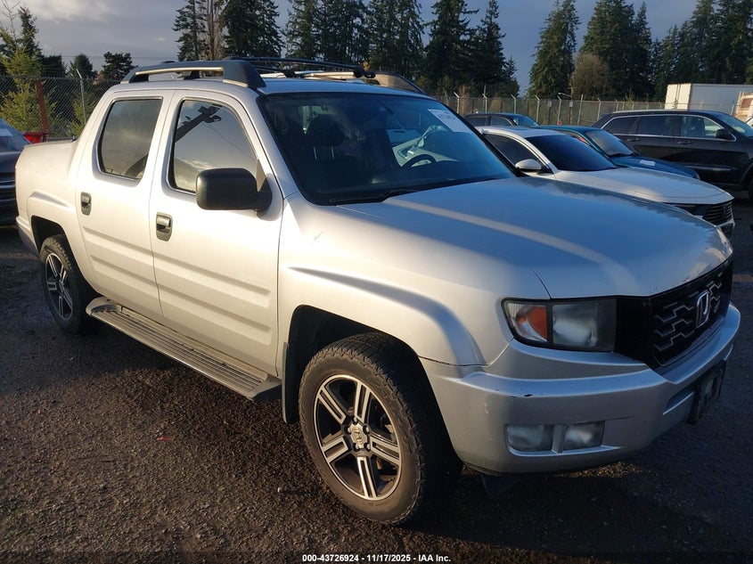 2013 HONDA RIDGELINE SPORT - 5FPYK1F70DB007858