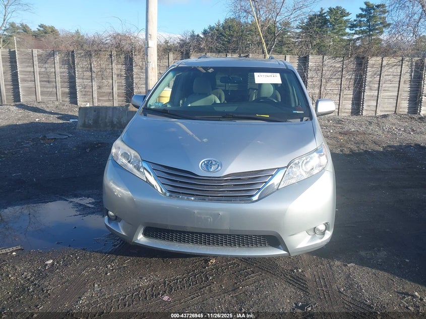 2017 Toyota Sienna Xle Premium 8 Passenger VIN: 5TDYZ3DC3HS861664 Lot: 43726945