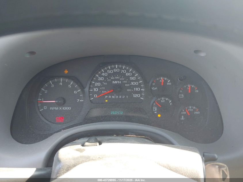 2008 Chevrolet Trailblazer Fleet VIN: 1GNDS13S082204786 Lot: 43726995