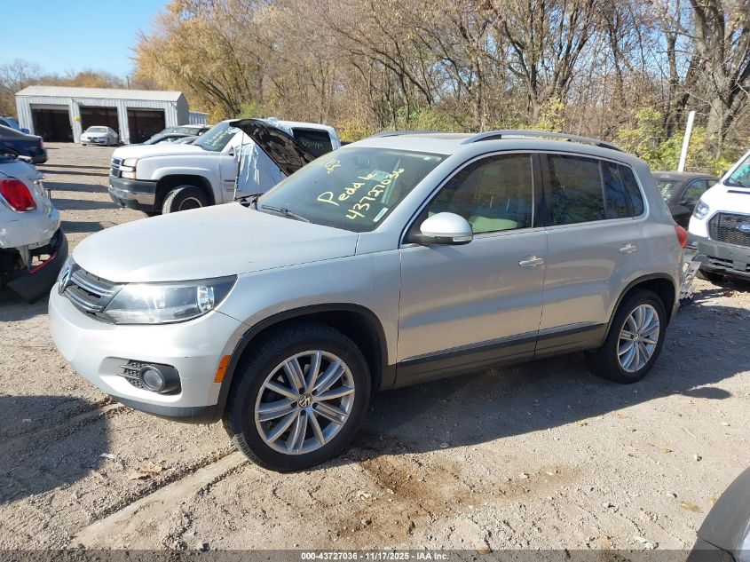 2015 Volkswagen Tiguan Sel VIN: WVGBV7AX1FW604950 Lot: 43727036