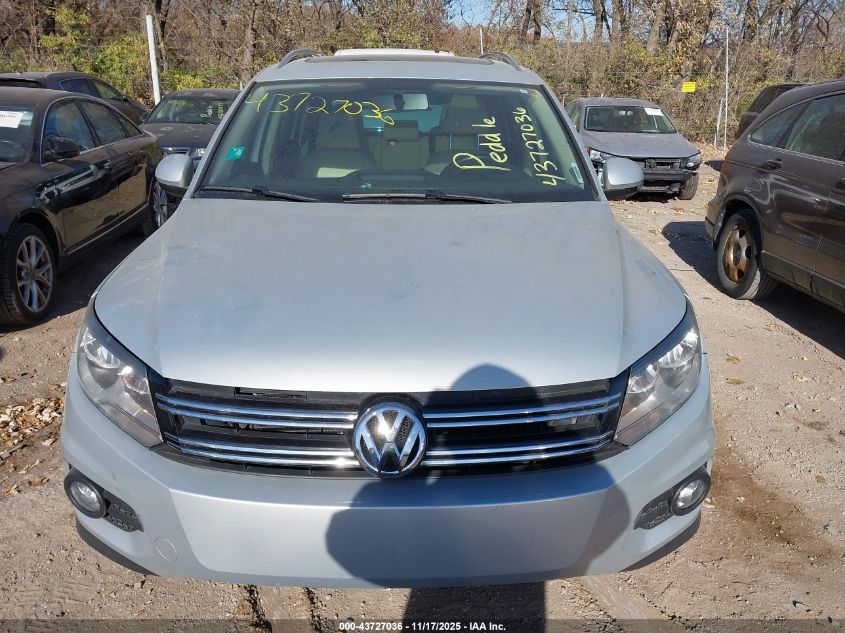 2015 Volkswagen Tiguan Sel VIN: WVGBV7AX1FW604950 Lot: 43727036