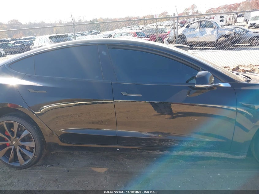 2020 Tesla Model 3 Performance Dual Motor All-Wheel Drive VIN: 5YJ3E1EC2LF714385 Lot: 43727144