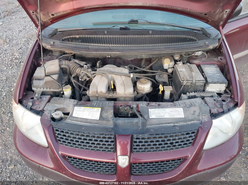 2001 Dodge Caravan Se VIN: 1B4GP25B01B224470 Lot: 43727182