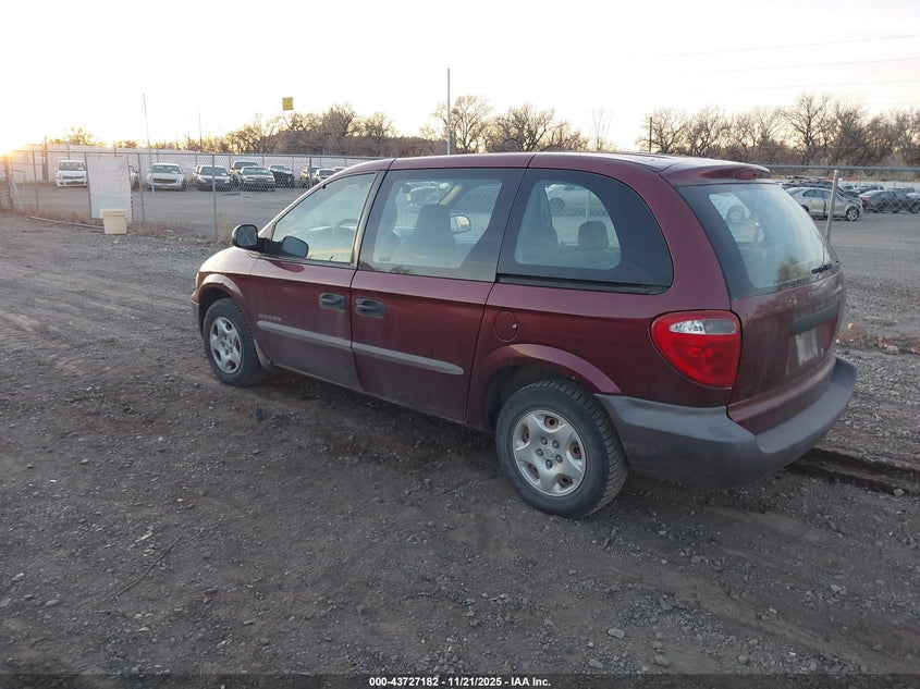 1B4GP25B01B224470 2001 DODGE CARAVAN photo no. 3