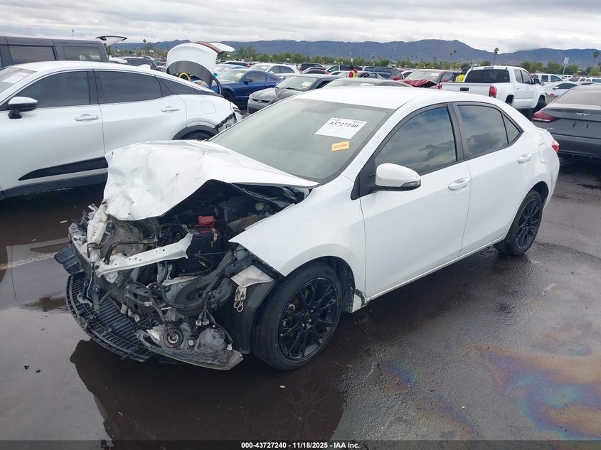 2T1BURHE8GC573892 2016 TOYOTA COROLLA photo no. 2