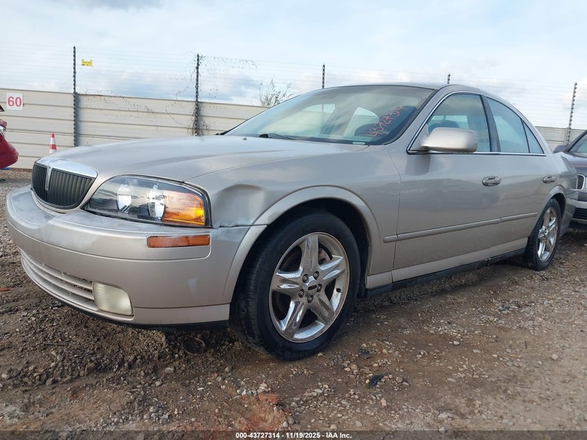 2002 Lincoln Ls V8 Auto VIN: 1LNHM87A52Y679025 Lot: 43727314
