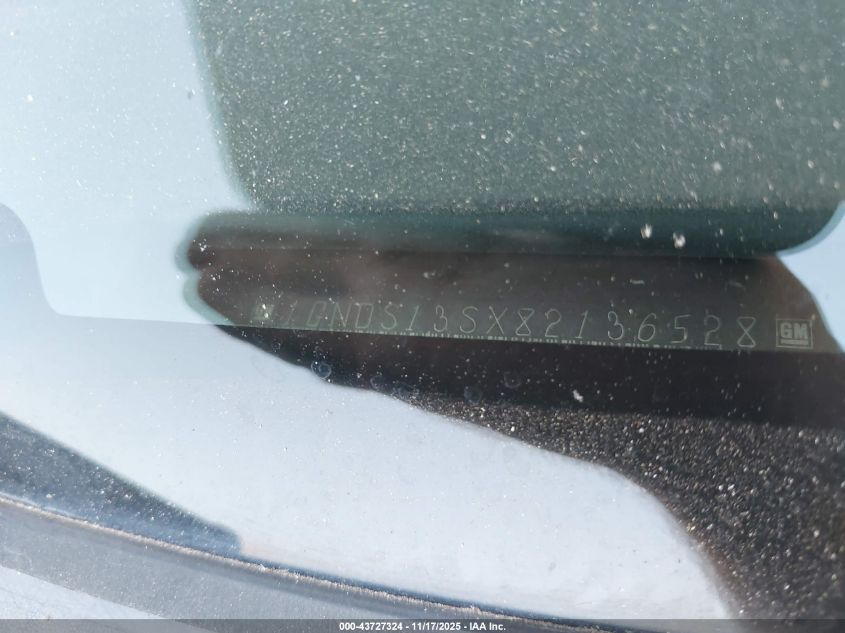 2008 Chevrolet Trailblazer Lt VIN: 1GNDS13SX82136528 Lot: 43727324