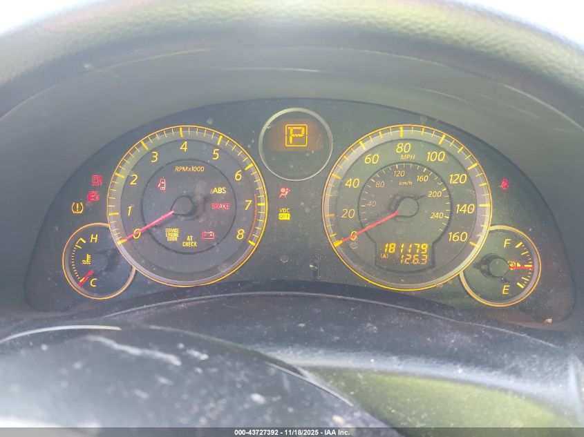 2006 Infiniti G35 VIN: JNKCV51E86M515320 Lot: 43727392