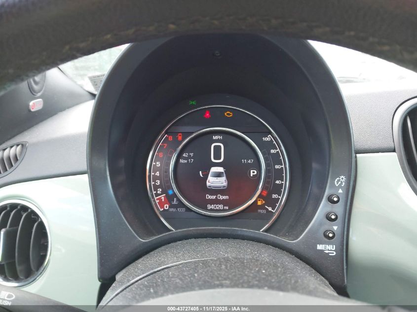 2016 Fiat 500 Sport VIN: 3C3CFFBR4GT161642 Lot: 43727405