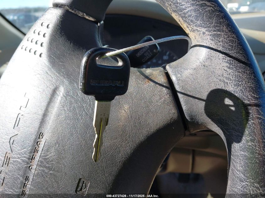 1997 Subaru Impreza L VIN: JF1GC435XVH512108 Lot: 43727426