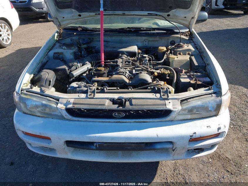 1997 Subaru Impreza L VIN: JF1GC435XVH512108 Lot: 43727426