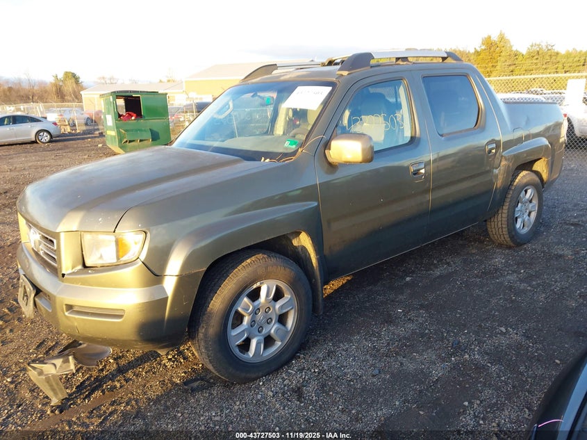 2HJYK16586H504771 2006 HONDA RIDGELINE photo no. 2