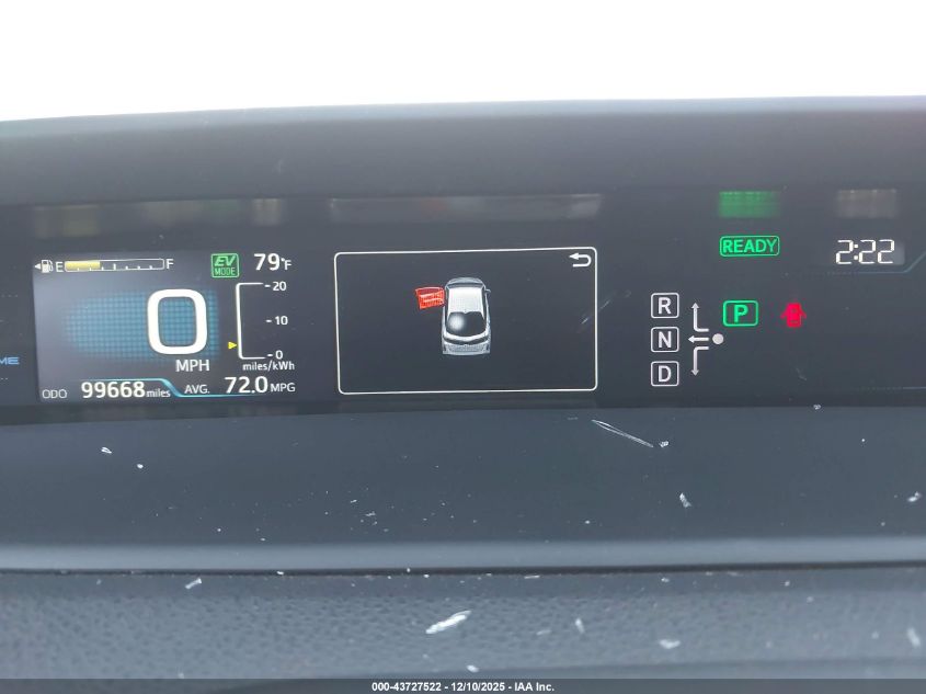 2018 Toyota Prius Prime Premium VIN: JTDKARFP4J3076156 Lot: 43727522