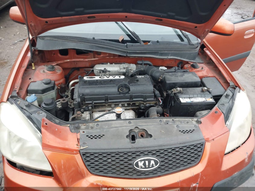 2009 Kia Rio Lx VIN: KNADE223596580617 Lot: 43727560