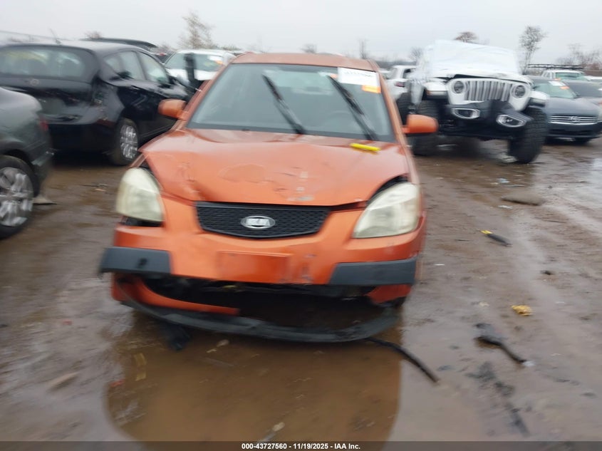 2009 Kia Rio Lx VIN: KNADE223596580617 Lot: 43727560