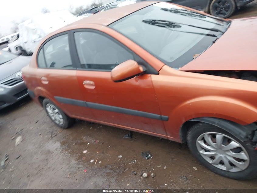 2009 Kia Rio Lx VIN: KNADE223596580617 Lot: 43727560