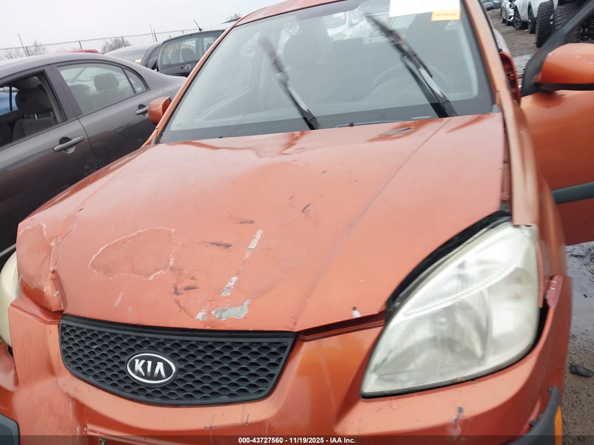 2009 Kia Rio Lx VIN: KNADE223596580617 Lot: 43727560