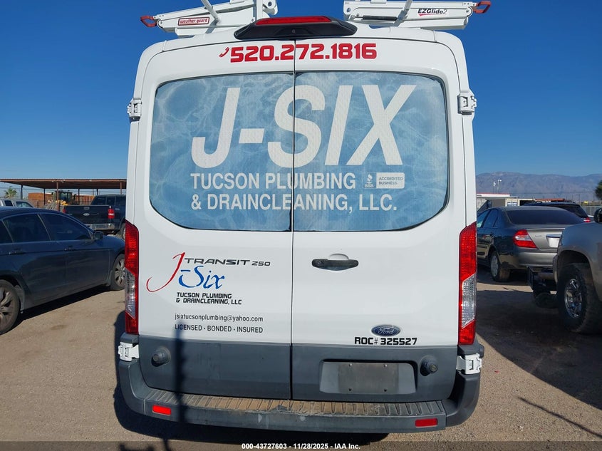 2018 Ford Transit-250 VIN: 1FTYR2CG1JKB14771 Lot: 43727603
